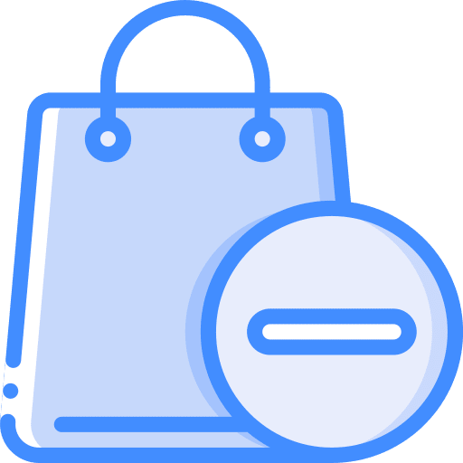 Shopping bag business shopper shopping bag icon