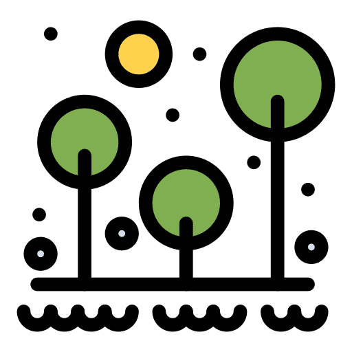 Forest park nature tree icon Forest park nature tree icon