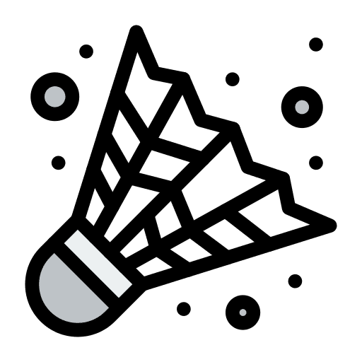 Shuttlecock shuttlecock olympic games play icon