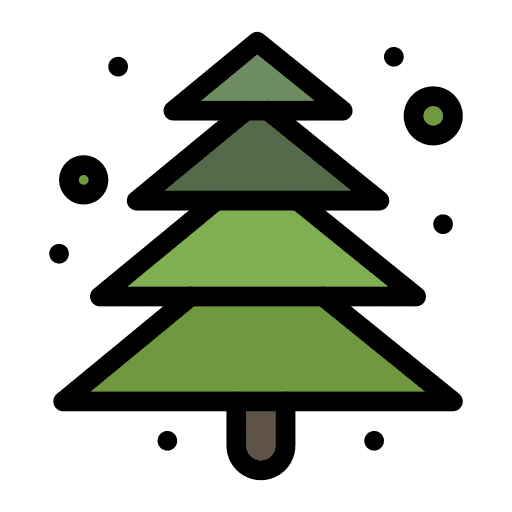 Tree winter cold tree icon