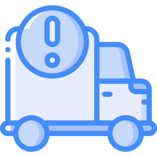 Van delivery shipping and delivery van icon