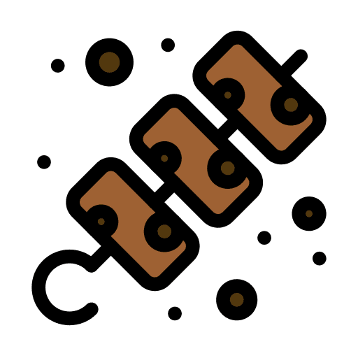 Bbq grill skewer bbq icon Bbq grill skewer bbq icon