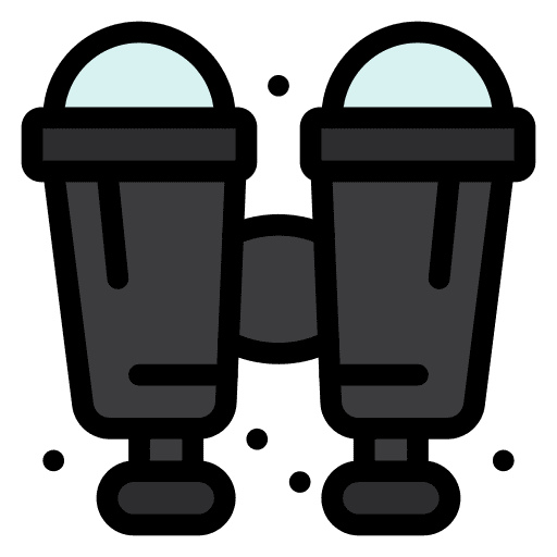 Binoculars eye sight see icon Binoculars eye sight see icon
