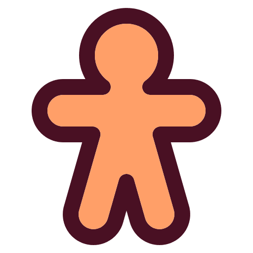 Ginger biscuit christmas food and restaurant dessert icon
