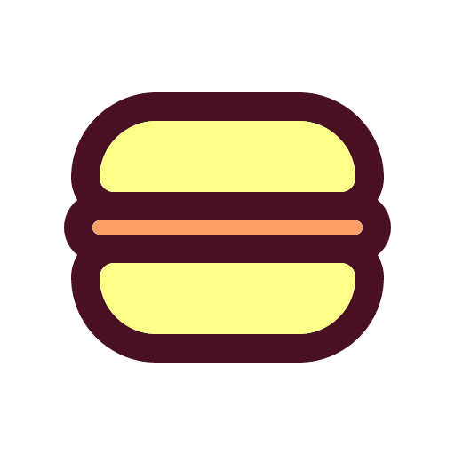 Macaron bakery food and restaurant dessert icon Macaron bakery food and restaurant dessert icon