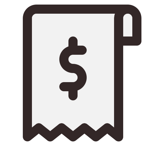 Bill bill invoice business and finance icon