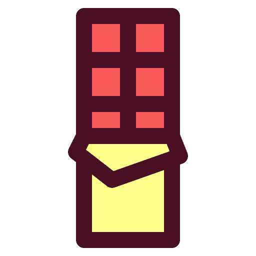 Chocolate dessert bar chocolate icon Chocolate dessert bar chocolate icon