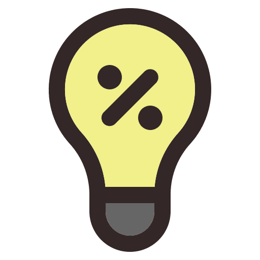 Lamp lamp commerce and shopping light bulb icon