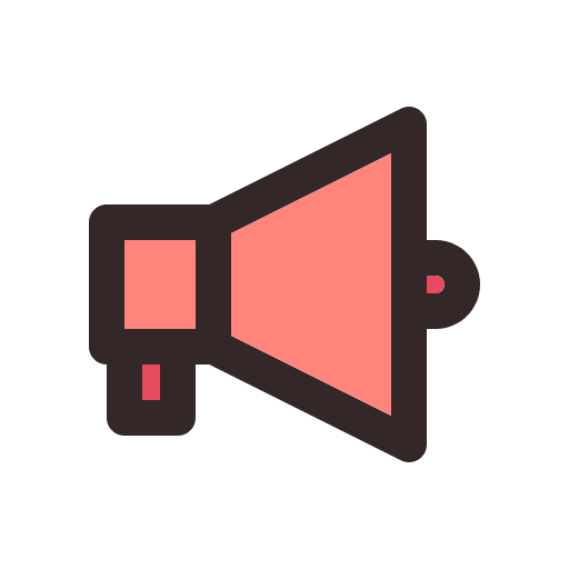 Megaphone advertising megaphone marketing icon