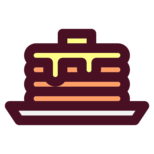 Pancake dessert pancake dish icon Pancake dessert pancake dish icon