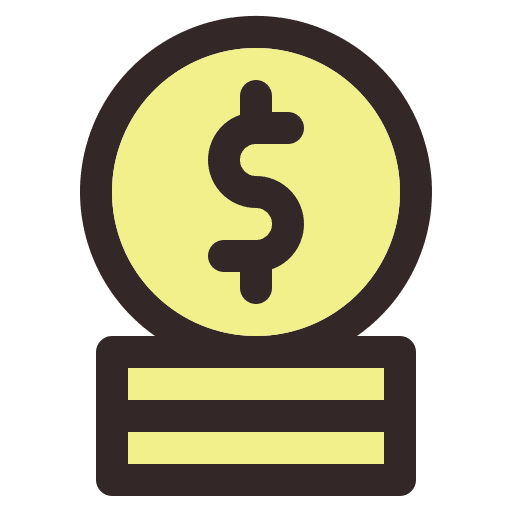 Coin business and finance money coin icon Coin business and finance money coin icon