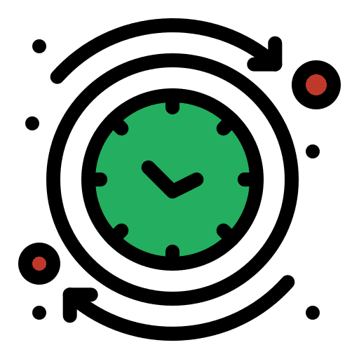 Clock navigate control ui icon