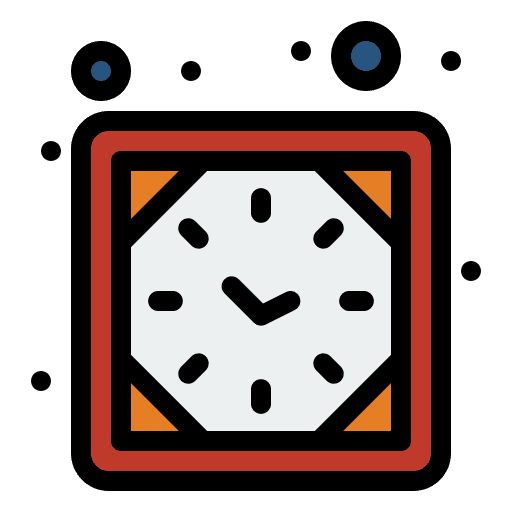 Clock watch hour time and date icon Clock watch hour time and date icon