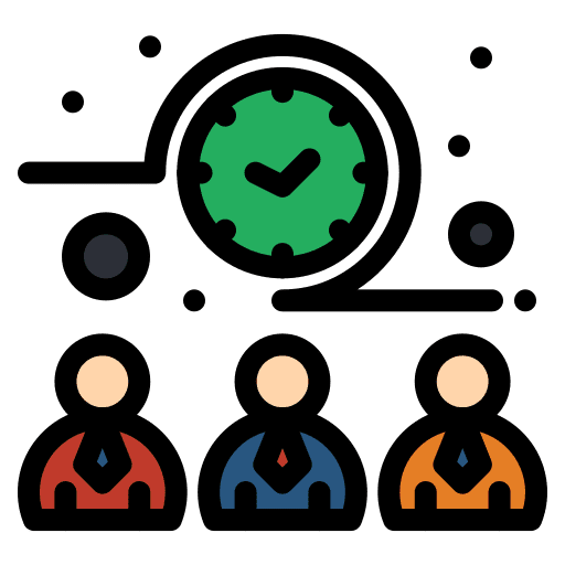 Meeting appointment communications schedule icon