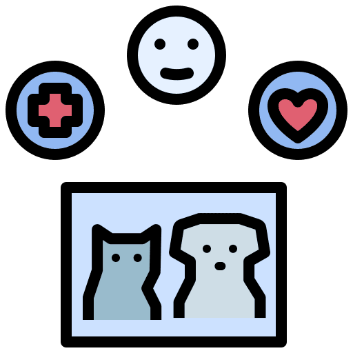 Pet care cat therapy veterinary icon Pet care cat therapy veterinary icon