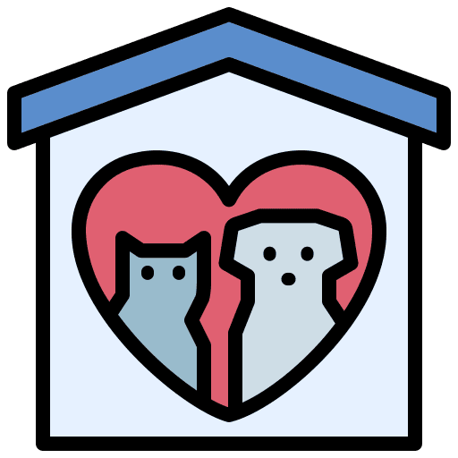 Pet love dog animals cat icon Pet love dog animals cat icon