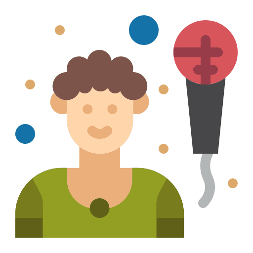 Artist professions and jobs woman female icon