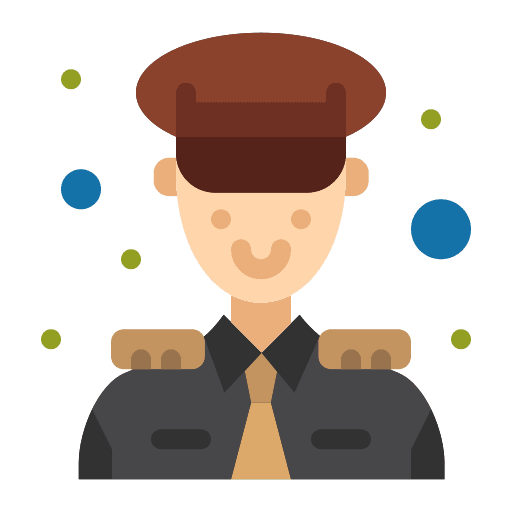 Captain professions and jobs captain profile icon
