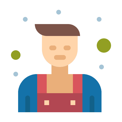 Handyman professions and jobs male user icon Handyman professions and jobs male user icon