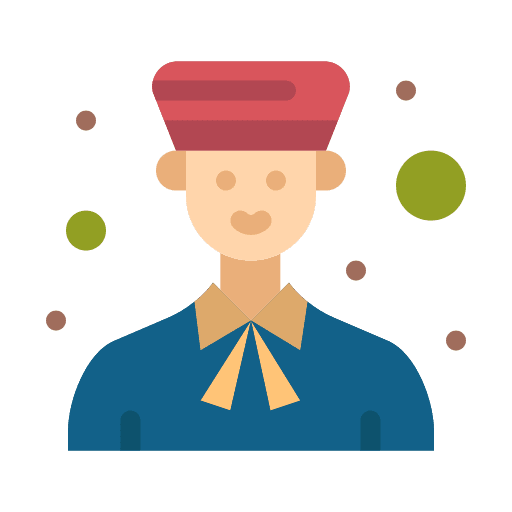 Bellman caucasian professions and jobs user icon Bellman caucasian professions and jobs user icon