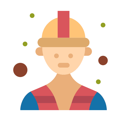 Builder building trade professions and jobs man icon Builder building trade professions and jobs man icon