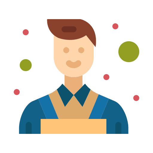 Painter professions and jobs man work icon Painter professions and jobs man work icon