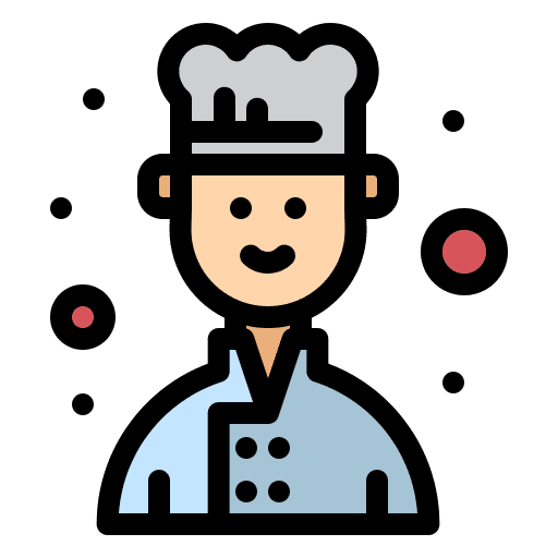 Chef user restaurant chef icon
