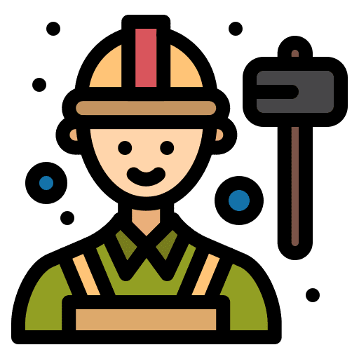 Employee engineer quality professions and jobs icon