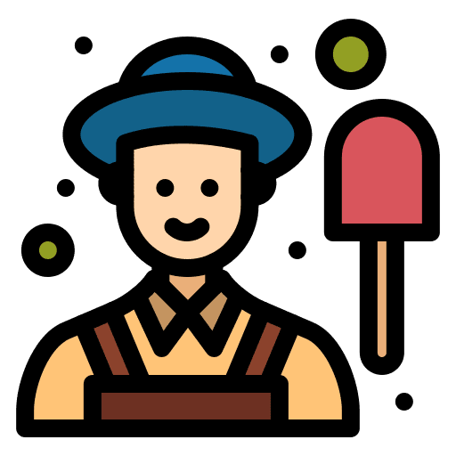 Farmer farmer occupation job icon Farmer farmer occupation job icon