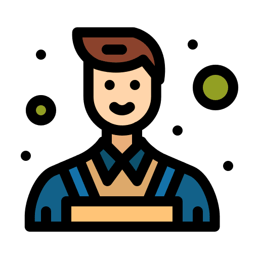 Painter professions and jobs avatar work icon Painter professions and jobs avatar work icon