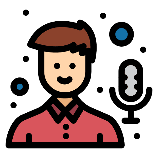 Podcast microphone professions and jobs podcast icon Podcast microphone professions and jobs podcast icon