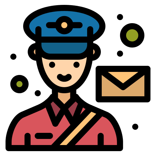 Postman user postman professions and jobs icon Postman user postman professions and jobs icon