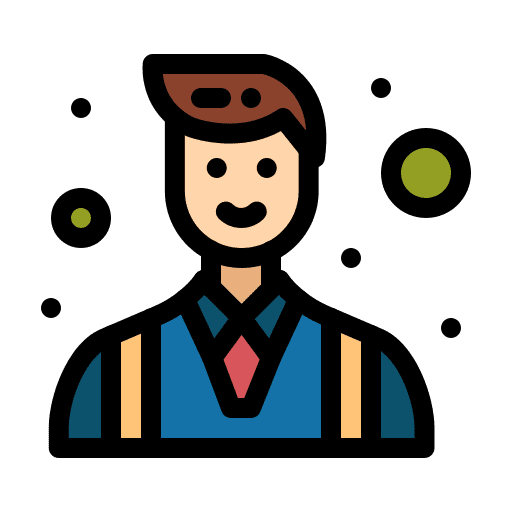 Boss worker manager professions and jobs icon Boss worker manager professions and jobs icon