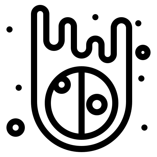 Asteroids astronomy impact meteorite icon Asteroids astronomy impact meteorite icon