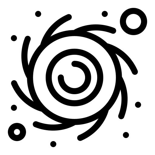 Black hole space miscellaneous wormhole icon