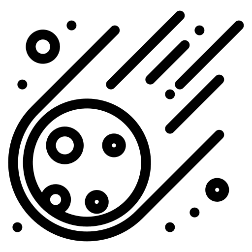 Meteorite miscellaneous meteorite collision icon