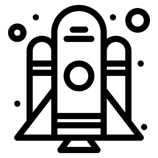 Rocket transportation rocket rocket ship icon Rocket transportation rocket rocket ship icon