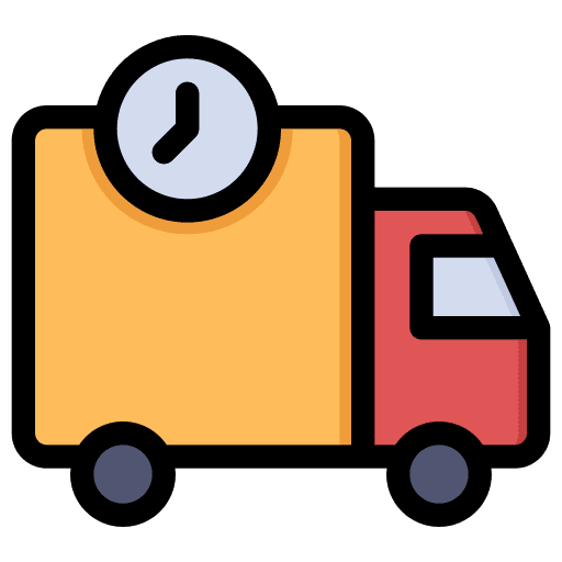 Fast delivery delivery truck mover truck movement icon