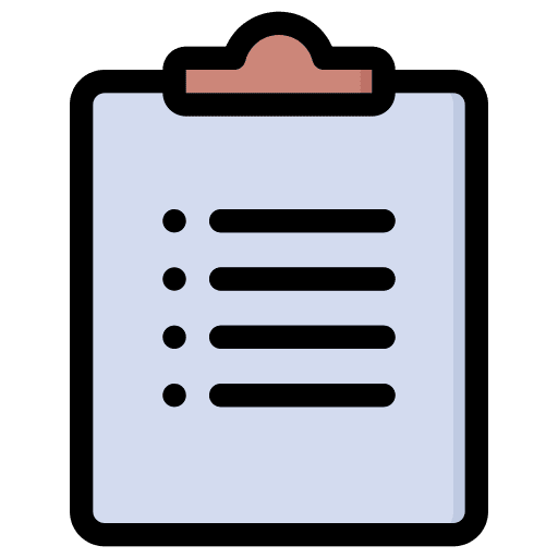 Order clipboard compliance task icon