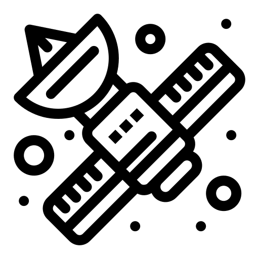 Space satellite connection communications space satellite icon Space satellite connection communications space satellite icon