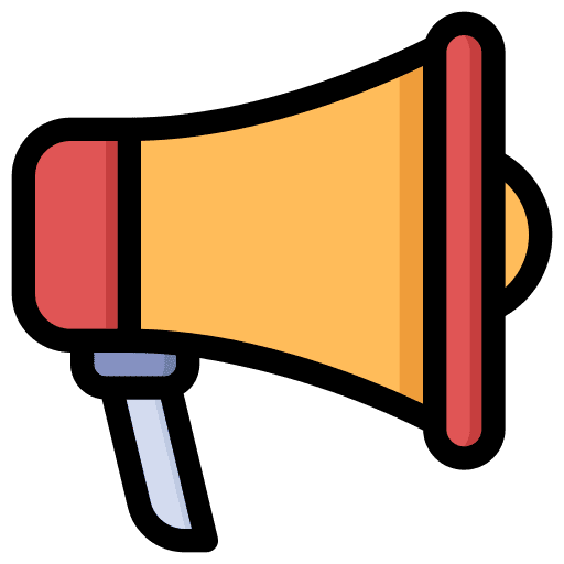 Promotion loud speaker call to action marketing icon Promotion loud speaker call to action marketing icon