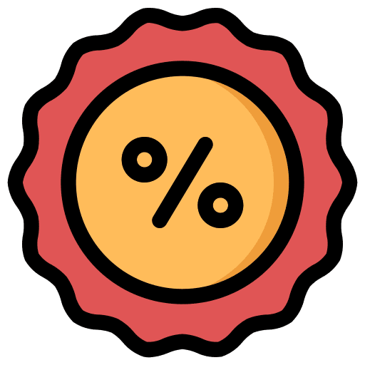 Discount sale promotion commerce and shopping icon Discount sale promotion commerce and shopping icon