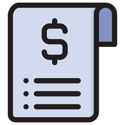 Receipt invoice receipt billing icon Receipt invoice receipt billing icon