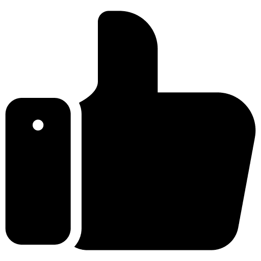 Like thumbs up recommended ui icon