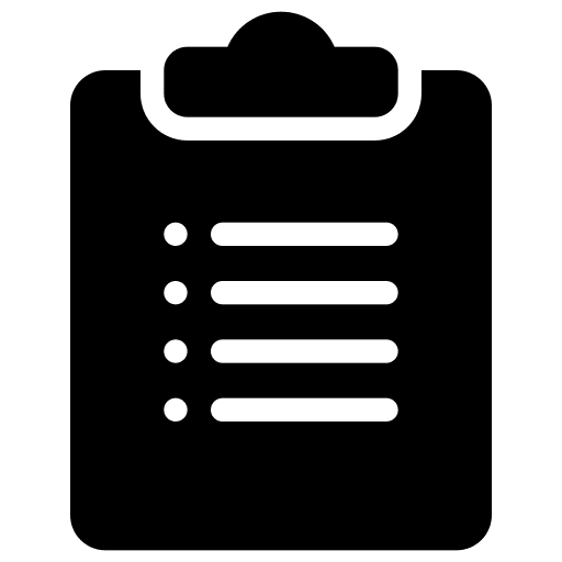Order conclusion clipboard compliance icon