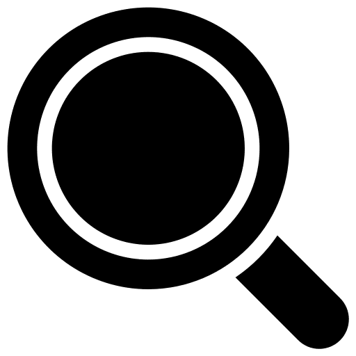 Search magnifier research ui icon