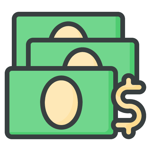 Money business and finance money profit icon Money business and finance money profit icon