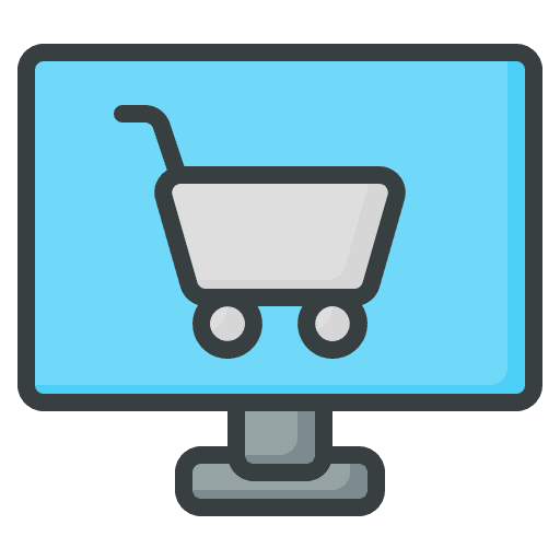 Online shop marketing online shop ecommerce icon Online shop marketing online shop ecommerce icon