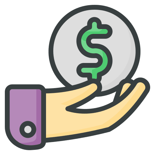 Profit saving cash investment icon Profit saving cash investment icon