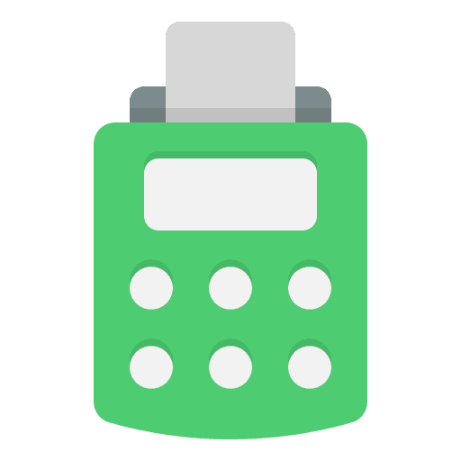 Billing machine commerce and shopping cash machine cash point icon Billing machine commerce and shopping cash machine cash point icon